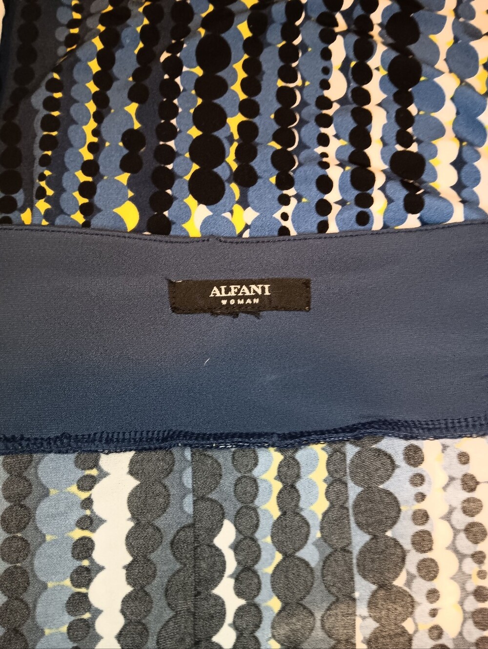 Alfani Patterned A-Line Stretch Pull-On Skirt - Picture 3 of 7